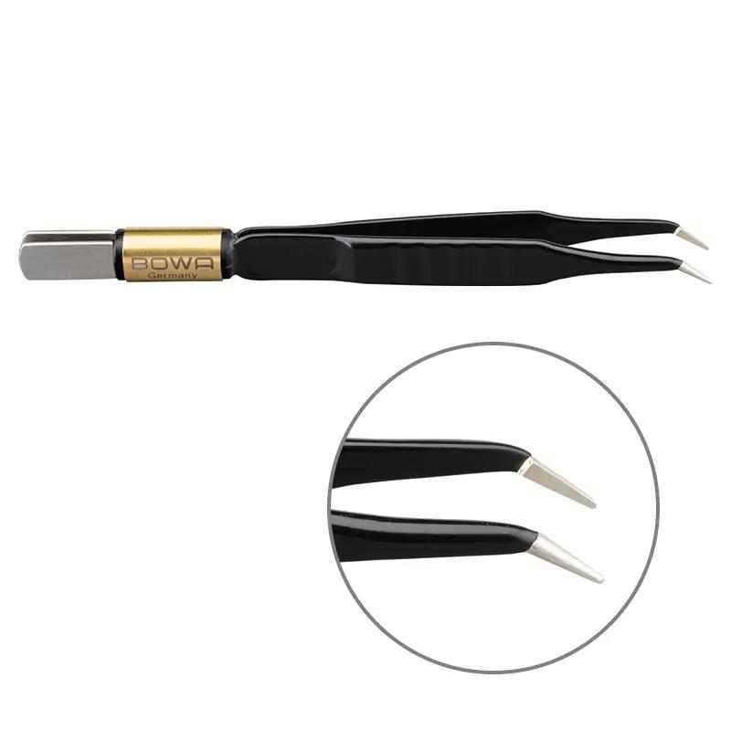 Біполярний пінцет, антипригарний, вигнутий, 110 мм x 6 мм x 0.5 мм. BOWA-electronic GmbH & Co. KG